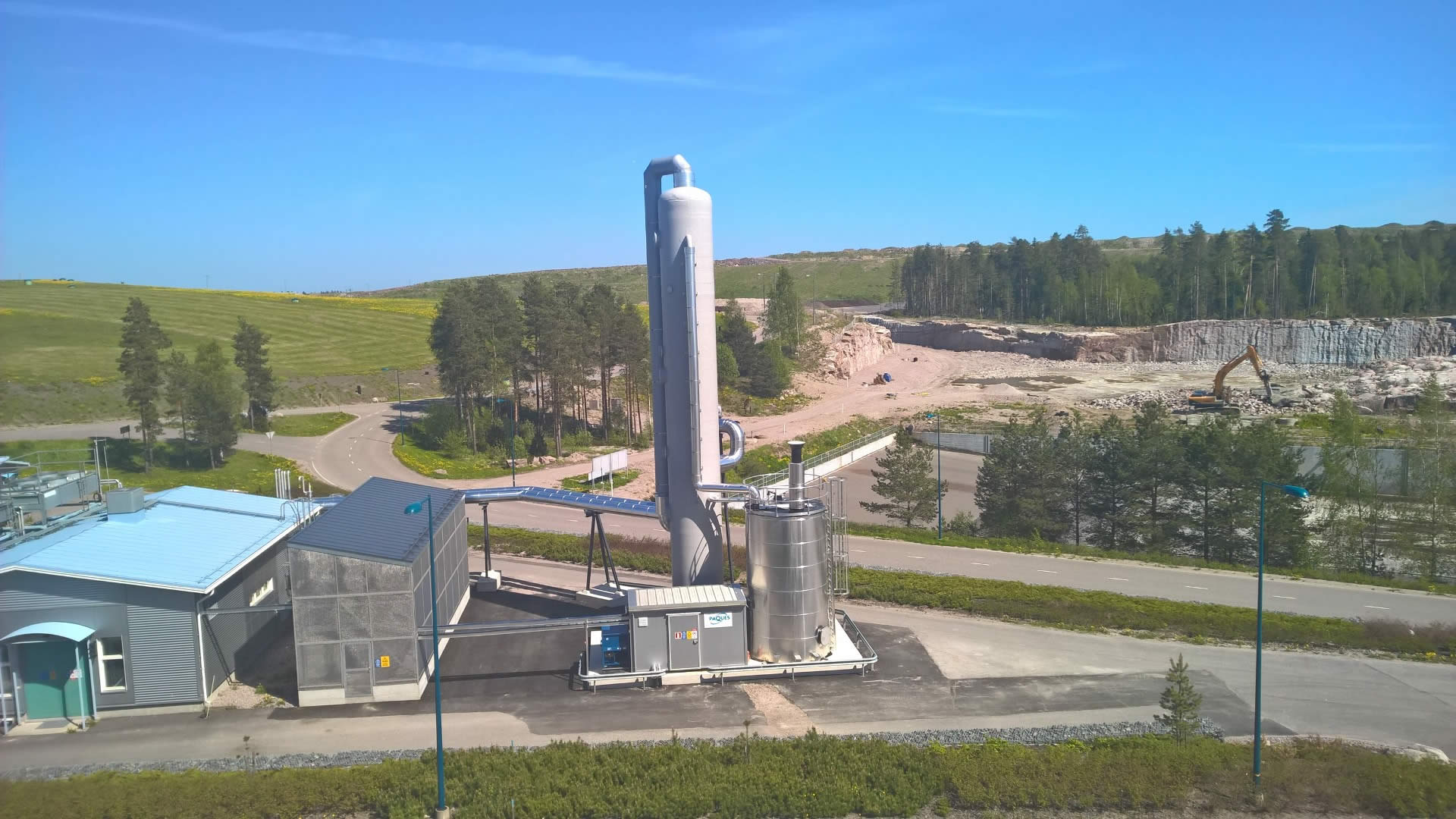 HSY Ämmässuo Biogaasi pesur